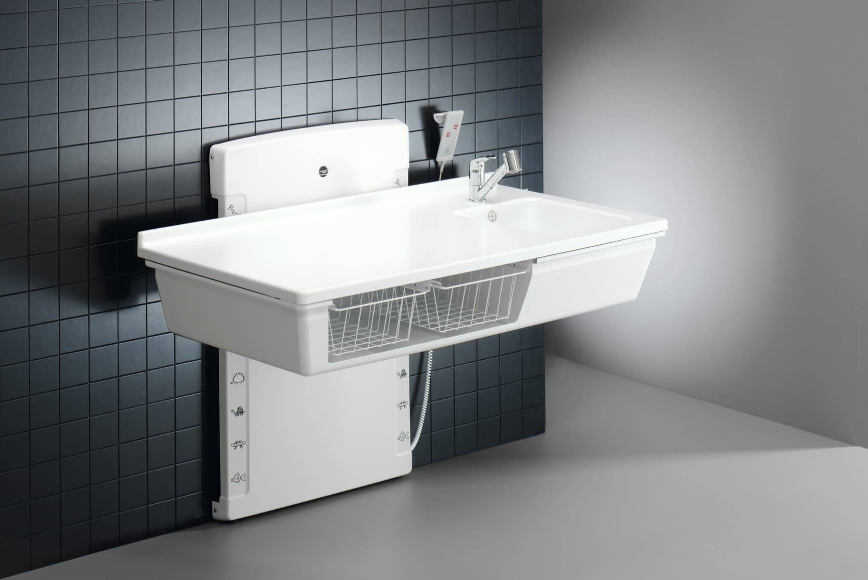 Pressalit Daycare changing table, electrically adjustable