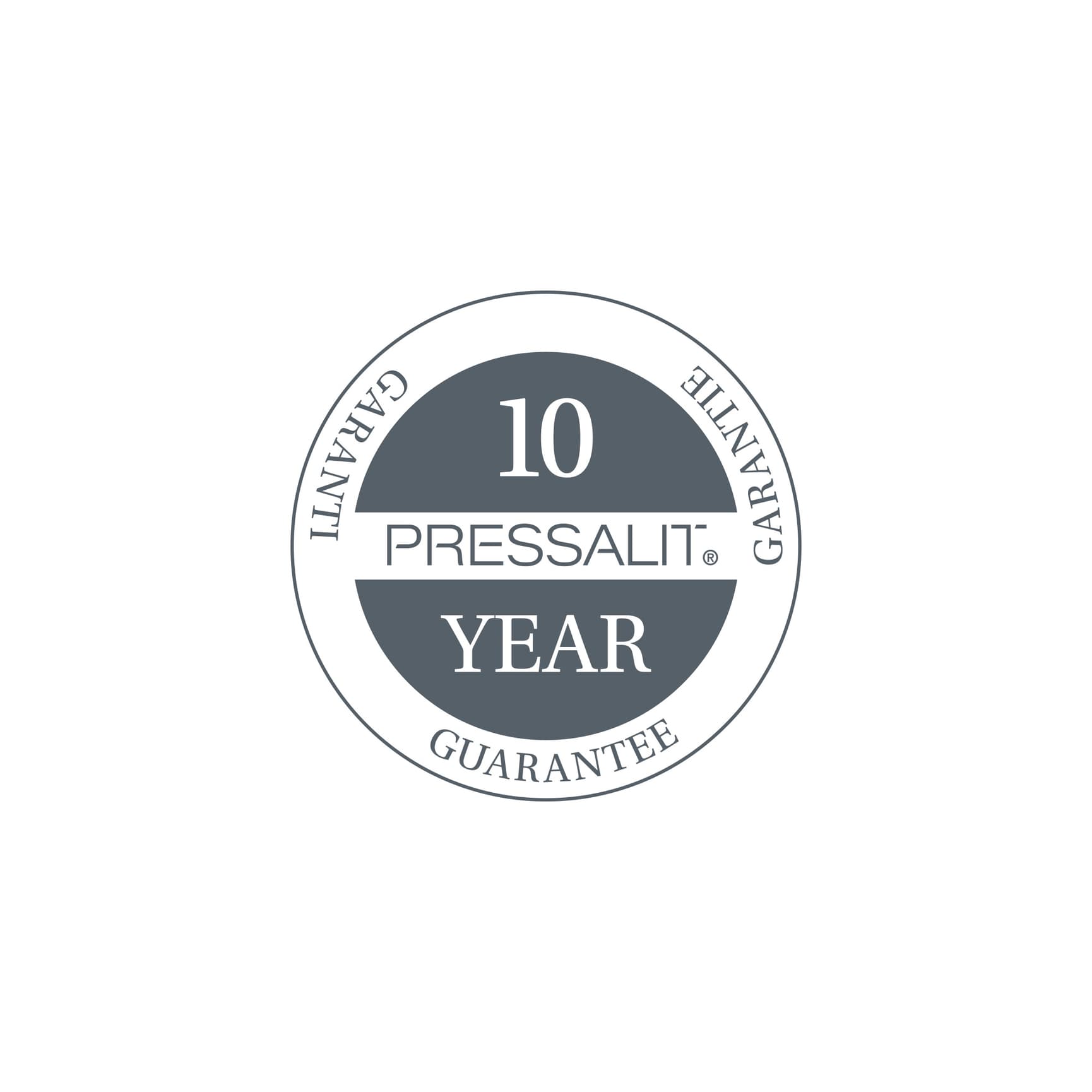 10 year guarantee logo